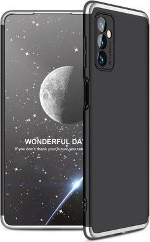 Galaxy M52 Kılıf 3 Parçalı Şık Patch Sert Silikon Kapak