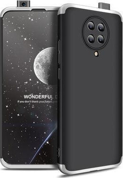 Poco F2 Pro Kılıf 3 Parçalı Şık Patch Sert Silikon Kapak
