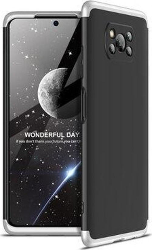 Poco X3 Pro Kılıf Ayzıt Premium 3 Parçalı Sert Premium Silikon Kapak