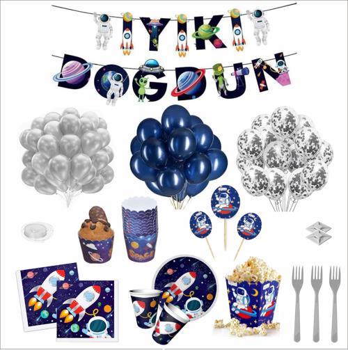 Uzay Temalı 24 Kişilik Mini Set