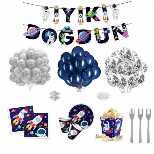 Uzay Temalı 16 Kişilik Mini Set