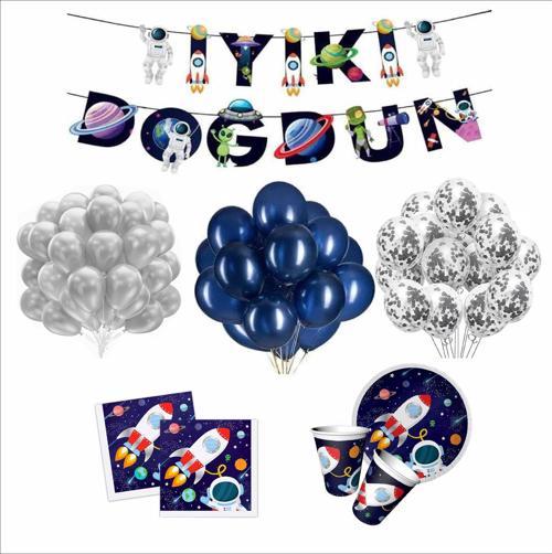 Uzay Temalı 8 Kişilik Mini Set