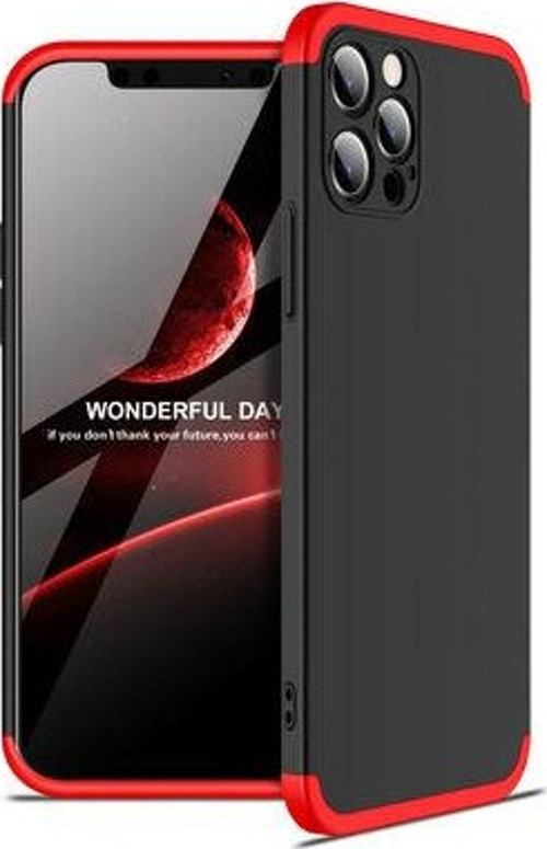 İphone 12 Pro Max Kılıf Ayzıt Premium 3 Parçalı Sert Premium Silikon Kapak