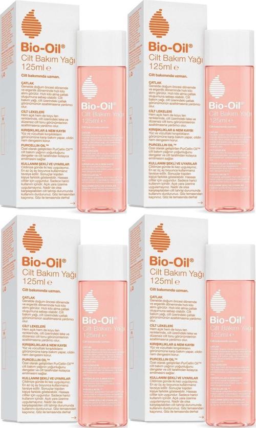 Çatlak Oluşumunu Önleyici Cilt Bakım Yağı 125Ml (Yeni Formül) (4 Lü Set)