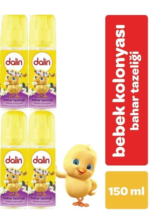 Bebek Kolonyası 150Ml Bahar Tazeliği (Yasemin-Manolya-Amber Kokulu) (4 Lü Set)