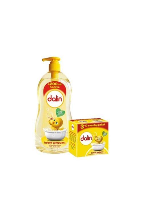 ( 1 Adet ) Dalin Şampuan 900 Ml + 3X100 Gr Sabun