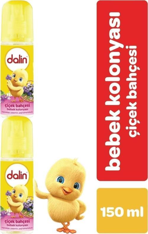 Bebek Kolonyası 150Ml Çiçek Bahçesi (Menekşe-Yasmin-Yeşil Elma Kokulu) (2 Li Set)