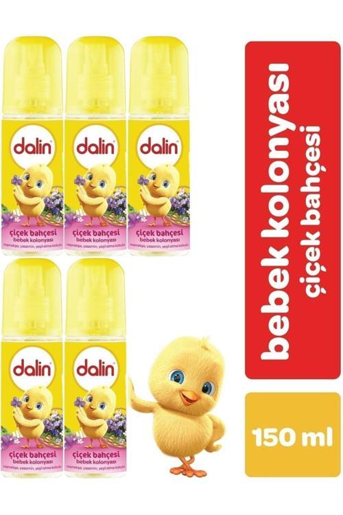 Bebek Kolonyası 150Ml Çiçek Bahçesi (Menekşe-Yasmin-Yeşil Elma Kokulu) (5 Li Set)