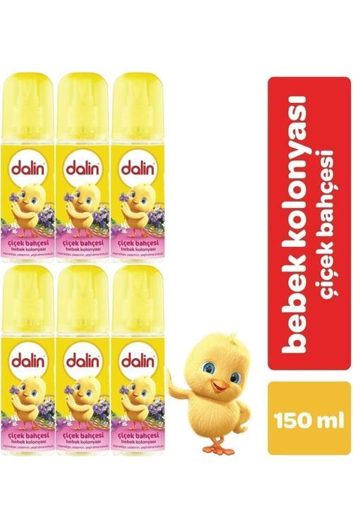 Bebek Kolonyası 150Ml Çiçek Bahçesi (Menekşe-Yasmin-Yeşil Elma Kokulu) (6 Lı Set)