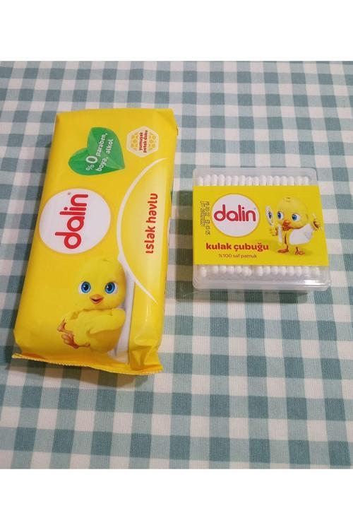 56'Lı Islak Mendil Ve Kulak Pamuğu 100'Lü Paket Set
