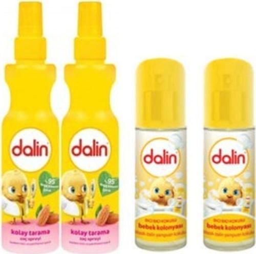 Badem Özlü Kolay Tarama Saç Spreyi 200 Ml 2Adet +Bebek Kolonyası Bıcı Bıcı 150 Ml-2 Adet