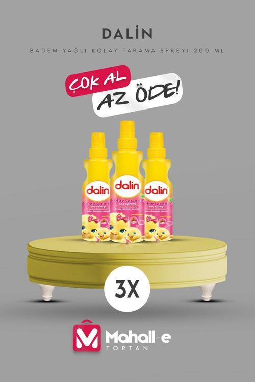 Badem Yağlı Kolay Tarama Spreyi 200 Ml 3'Lü Paket