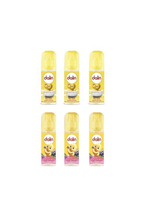 Bıcı Bıcı Kokusu Bebek Kolonyası 150 Ml 3 Adet + Çiçek Bahçesi Bebek Kolonyası 150 Ml 3 Adet