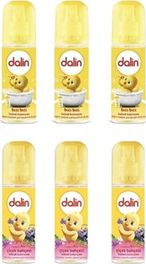 Bıcı Bıcı Kokusu Bebek Kolonyası 150 Ml 3 Adet + Çiçek Bahçesi Bebek Kolonyası 150 Ml 3 Adet
