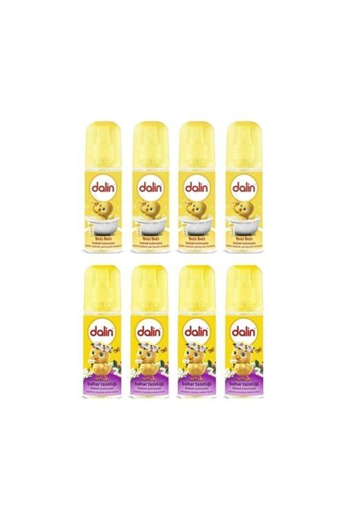 Bıcı Bıcı Kokusu Bebek Kolonyası 150 Ml 4 Adet + Bahar Tazeliği Bebek Kolonyası 150 Ml 4 Adet