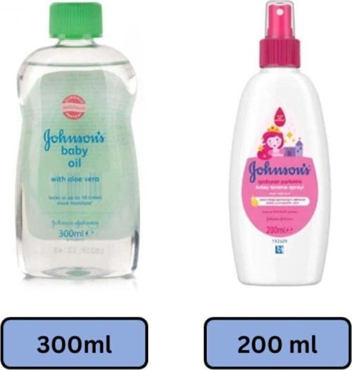 Baby Aloe Vera Yağ 0.3 Lt +Johnson'S Işıldayan Parlaklık Serisi Kolay Tarama Spreyi 200 Ml