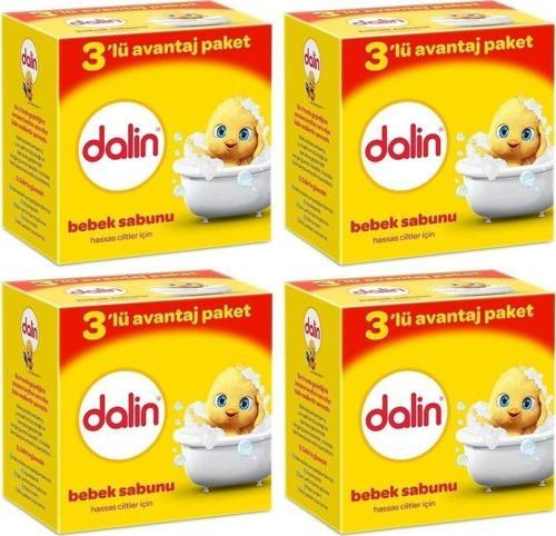 Bebe Sabun 3'Lü Pkt X 4 Adet