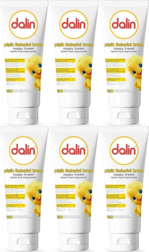 Pişik Öneliyici Krem/Pişik Kremi 100Ml (Bebekler İçin) (6 Lı Set)