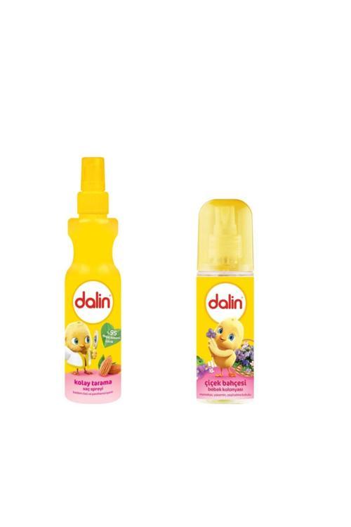 Kolay Tarama Spreyi Badem Yağlı 200 Ml + Dalin Bebek Kolonyası Sprey Çiçek Bahçesi 100 Ml