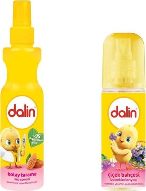Kolay Tarama Spreyi Badem Yağlı 200 Ml + Bebek Kolonyası Sprey Çiçek Bahçesi 100 Ml