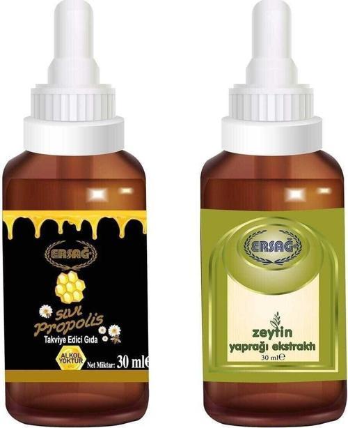 Sıvı Propolis Damla  Zeytin Yaprağı Ekstratı Damla