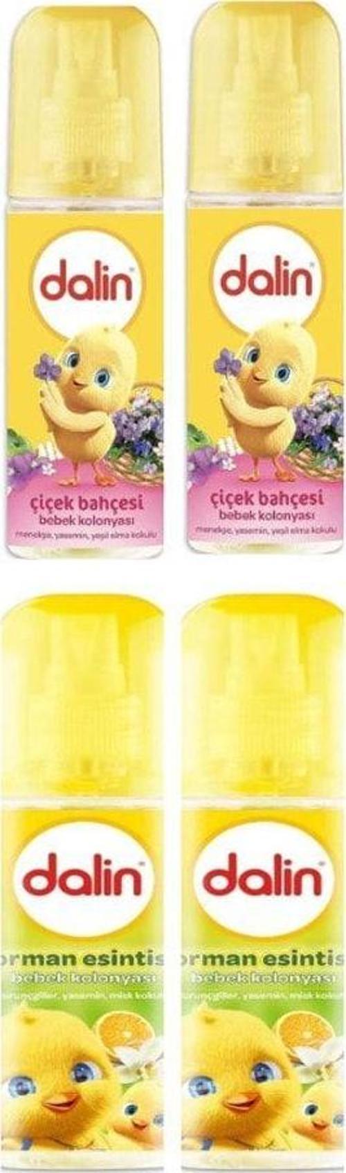 Çiçek Bahçesi Bebek Kolonyası 150 Ml 2 Adet + Orman Esintisi Bebek Kolonyası 150 Ml 2 Adet