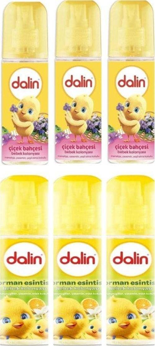 Çiçek Bahçesi Bebek Kolonyası 150 Ml 3 Adet + Orman Esintisi Bebek Kolonyası 150 Ml 3 Adet