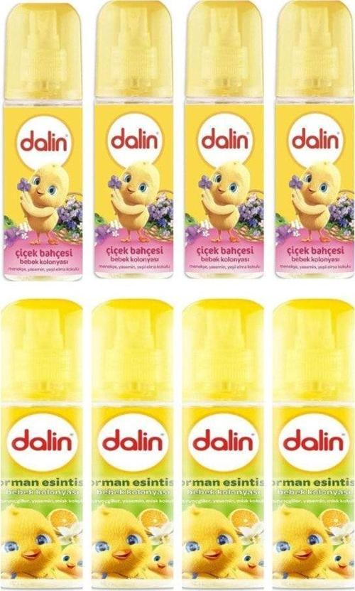 Çiçek Bahçesi Bebek Kolonyası 150 Ml 4 Adet + Orman Esintisi Bebek Kolonyası 150 Ml 4 Adet