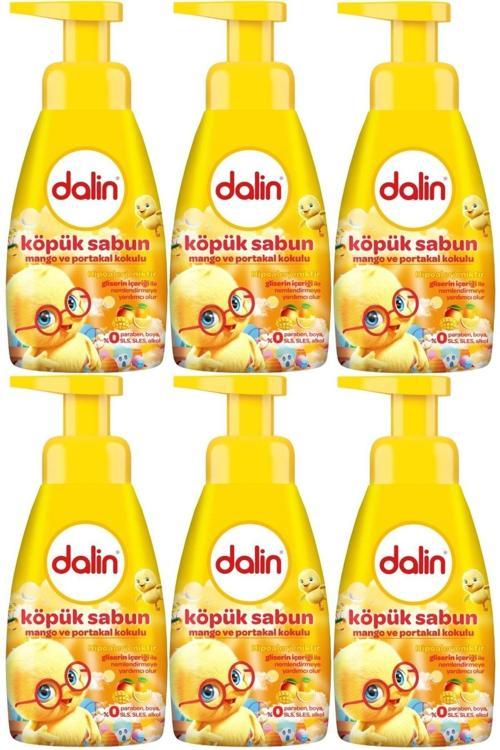 Köpük Sabun 200Ml Mango Ve Portakal Kokulu Çoçuklarınız İçin (6 Lı Set)