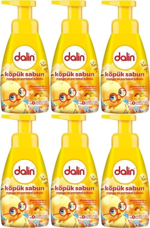 Köpük Sabun 200Ml Mango Ve Portakal Kokulu Çoçuklarınız İçin (6 Lı Set)