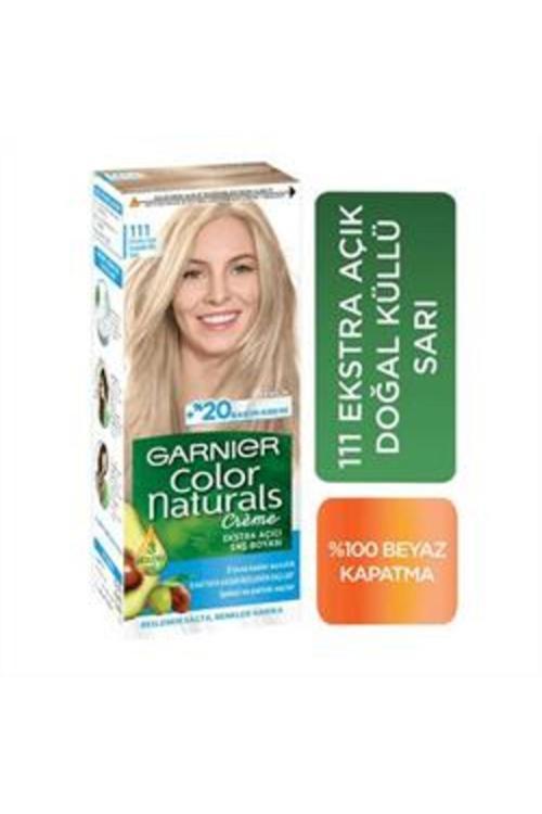 Color Natural Saç Boyası 111 Extra Açık Doğal Küllü Sarı ( 1 Adet )