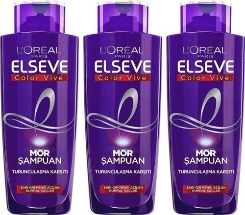 3'Lü Turunculaşma Karşıtı Mor Şampuan Seti (3 X 200 Ml)