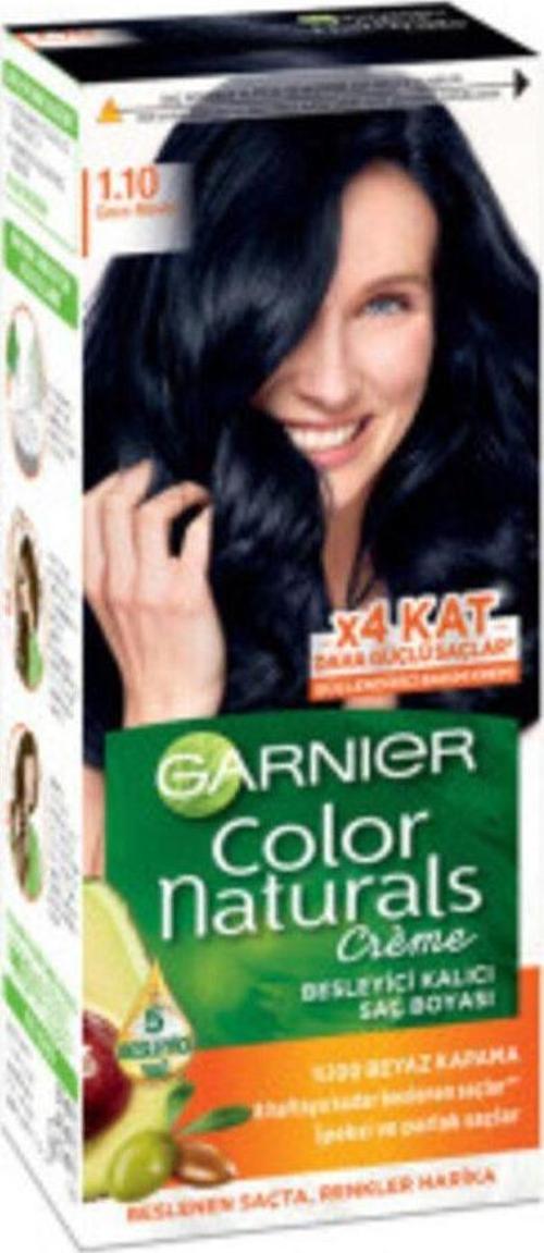 Color Naturals Besleyici Kalıcı Saç Boyası 1.10 Gece Mavisi ( 1 Adet )