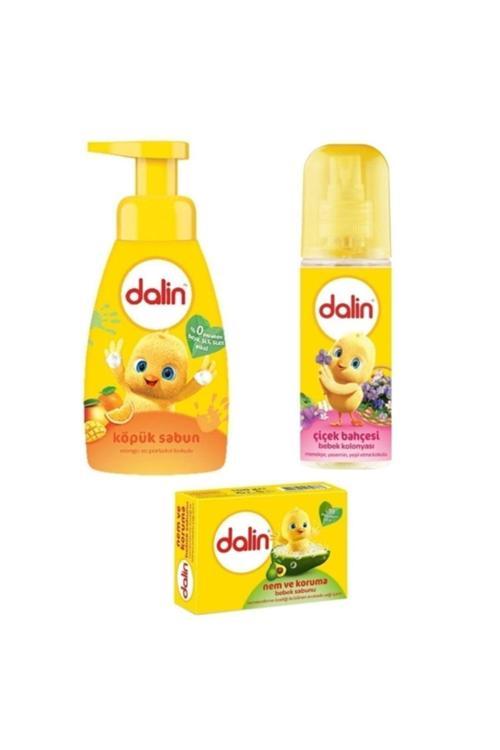 Köpük Sabun Mango 200 Ml + Çiçek Bahçesi Bebek Kolonyası 150 Ml + Bebek Sabun 100Gr