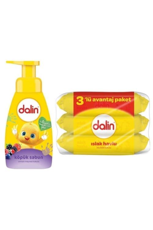 Köpük Sabun Orman Meyveleri 200 Ml + Islak Havlu Mendil 3X56 Cm
