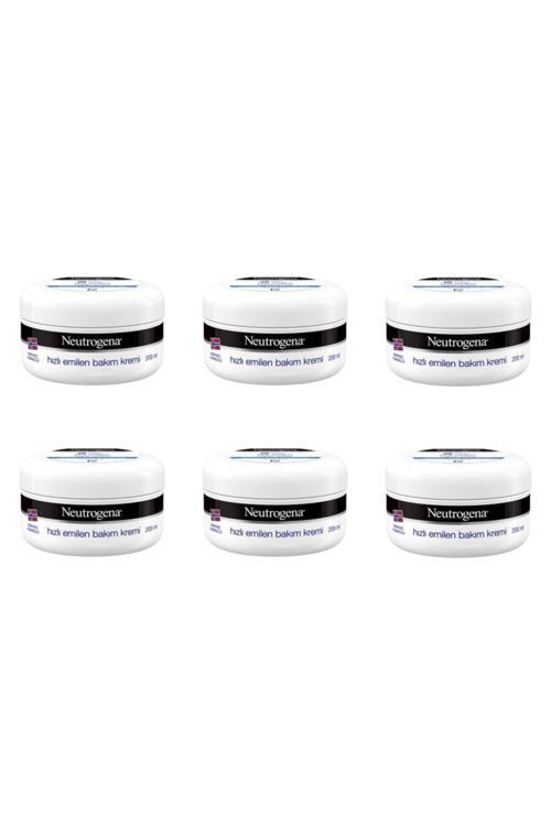 Norveç Formülü Hızlı Emilen Bakım Kremi 200 Ml 6'Lı Paket