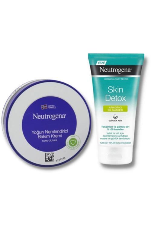 Norveç Formülü Yoğun Nemlendirici Bakım Kremi 200 Ml  + Skin Detox Arındırıcı Kil Maskesi 150 Ml