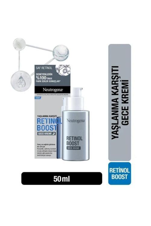 Retinol Boost Kırışıklık Karşıtı Gece Kremi Antiaging 50 Ml