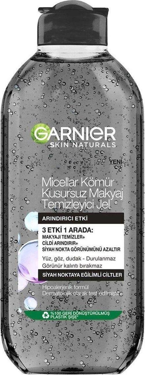 Micellar Kömür Kusursuz Makyaj Temizleyici Jel 400 Ml