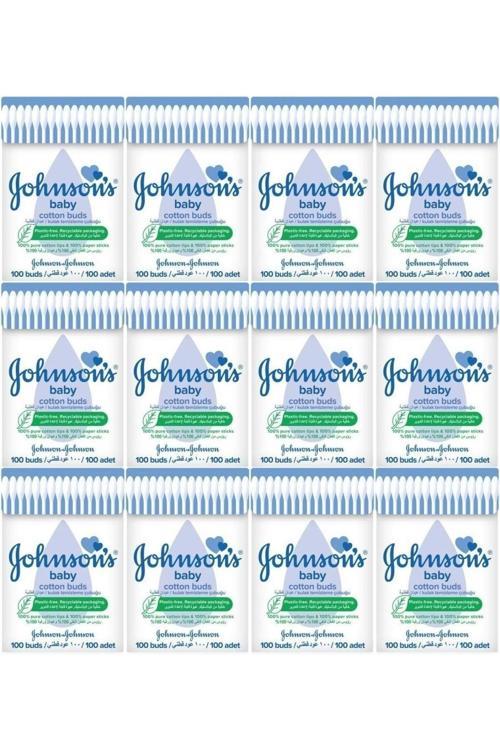 Johnsons Baby Kulak Temizleme Çubuğu 100 Adet (12 Li Set)