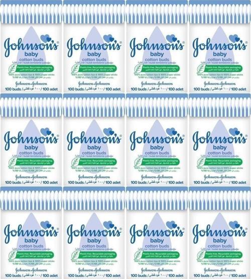 Johnsons Baby Kulak Temizleme Çubuğu 100 Adet (12 Li Set)
