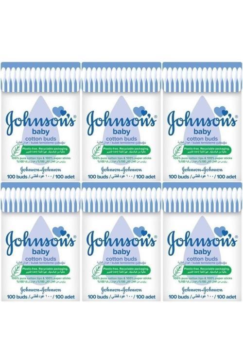 Johnsons Baby Kulak Temizleme Çubuğu 100 Adet (6 Lı Set)