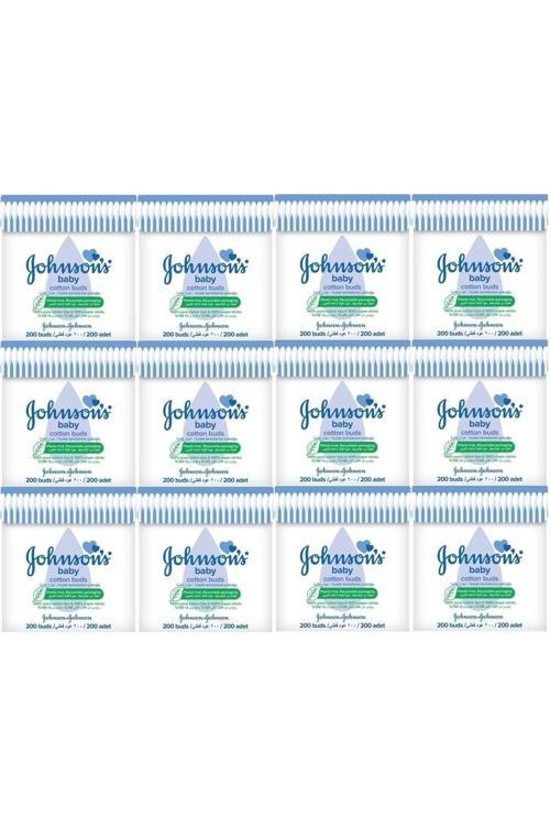 Johnsons Baby Kulak Temizleme Çubuğu 200 Adet (12 Li Set)