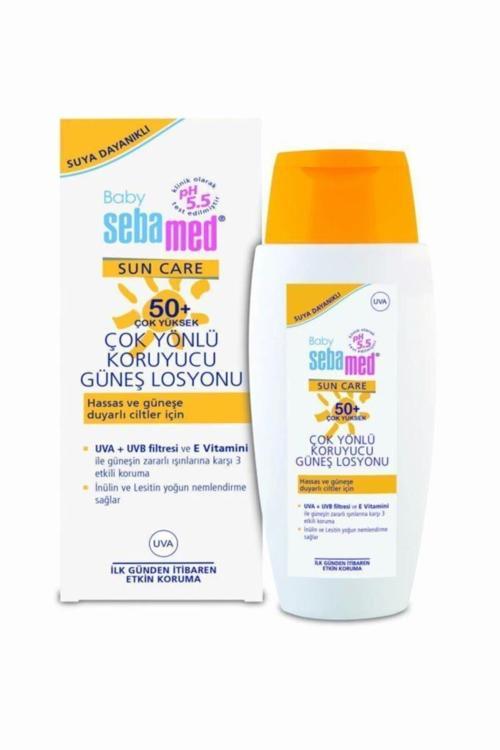 Bebek Güneş Losyonu Sebamed Çok Yönlü Koruyucu (50 Faktör 150 Ml)