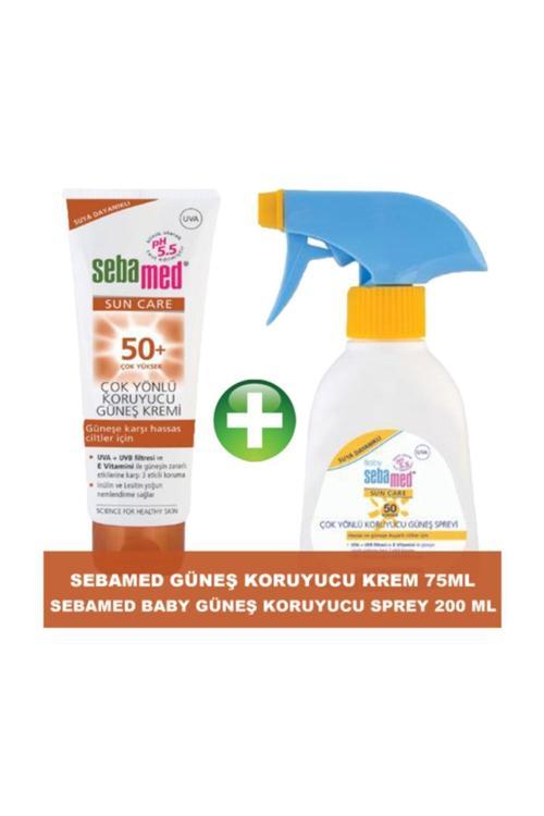 Sebamed Güneş Kremi 50+Spf 75 Ml + Baby Güneş Spreyi 50+Spf 200 Ml