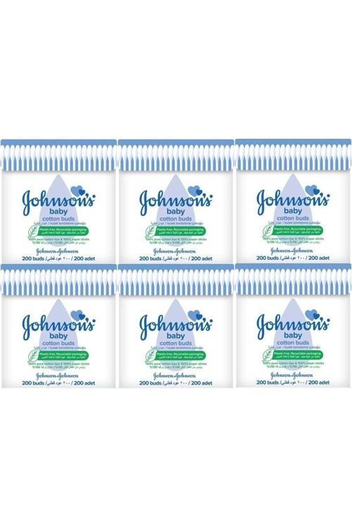 Johnsons Baby Kulak Temizleme Çubuğu 200 Adet (6 Lı Set)
