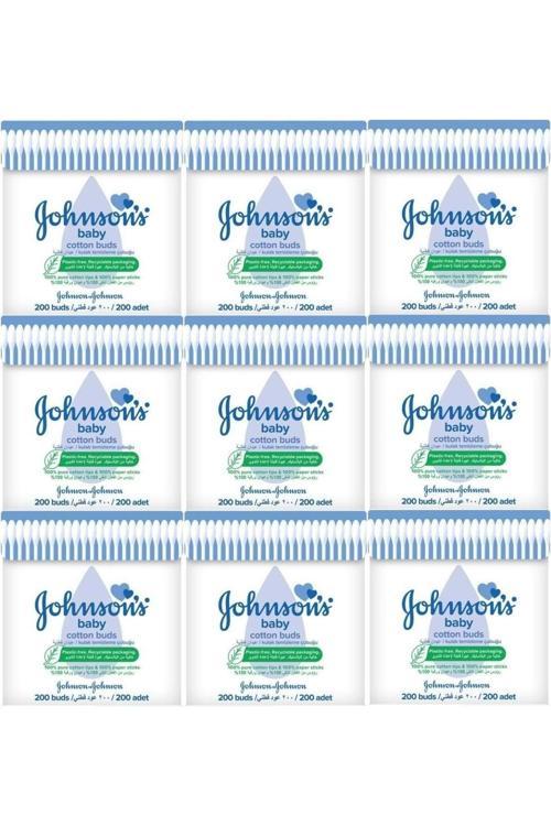 Johnsons Baby Kulak Temizleme Çubuğu 200 Adet (9 Lu Set)