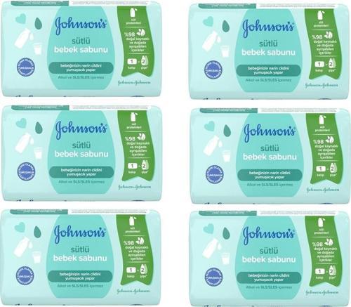Johnsons Baby Sütlü Bebek Sabunu 90 Gr 6 Adet