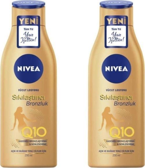 200 Ml 2 Adet Q10 Sıkılaştırıcı Bronzluk Vücut Losyonu