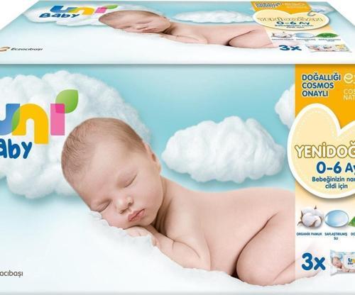 : Yenidoğan Islak Mendil 3X40 Adet